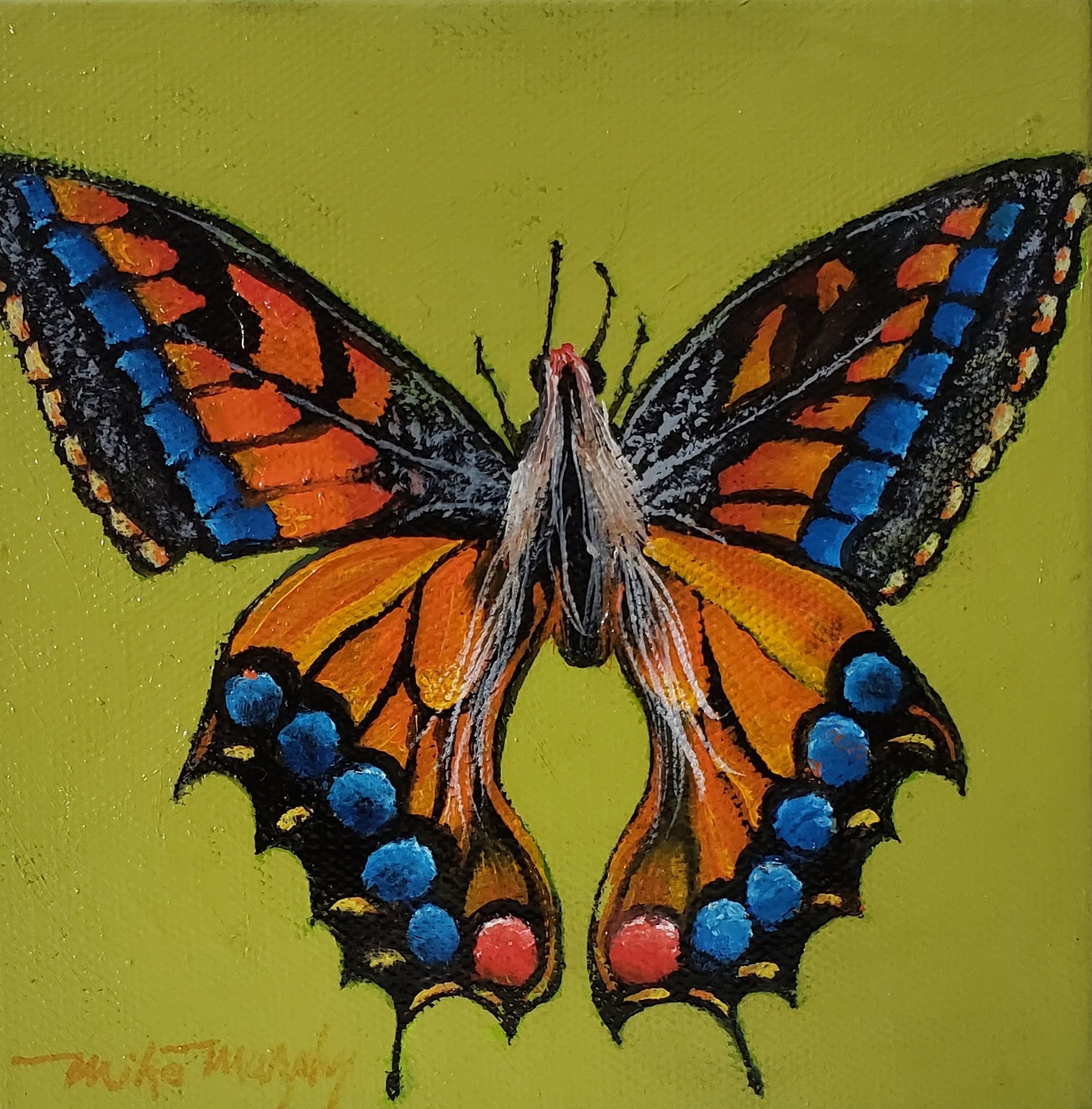 Butterfly, Oil on canvas